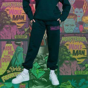 Black Monsters Jogger- Green